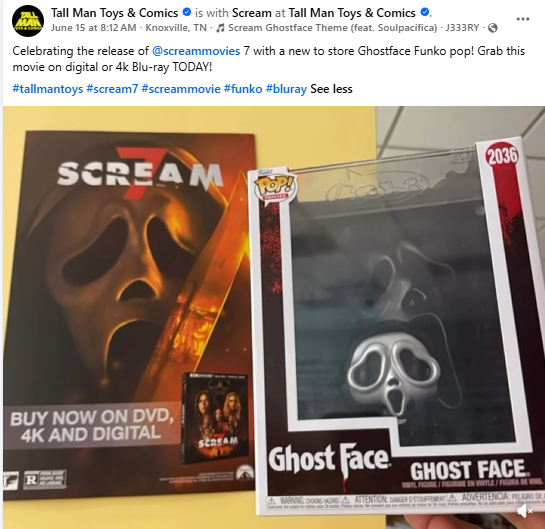 Tall Man Toys - Facebook Post